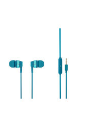 MF Product 0090 Mikrofonlu Kablolu Kulak İçi Kulaklık Mavi - 1