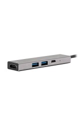 MF Product 0490 Dönüştürücü Hub Type-C 4 in 1 Gümüş - 2