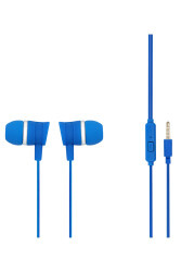 MF Product Acoustic 0087 Mikrofonlu Kablolu Kulak İçi Kulaklık Mavi - 1