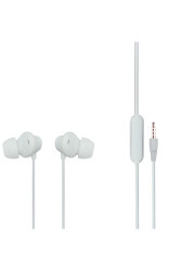 MF Product Acoustic 0088 Mikrofonlu Kablolu Kulakiçi Kulaklık Beyaz - 1