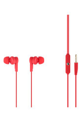 MF Product Acoustic 0089 Mikrofonlu Kablolu Kulak İçi Kulaklık Kırmızı - 1