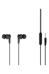 MF Product Acoustic 0089 Mikrofonlu Kablolu Kulak İçi Kulaklık Siyah - 1
