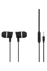 MF Product Acoustic 0091 Mikrofonlu Kablolu Kulak İçi Kulaklık Siyah - 1