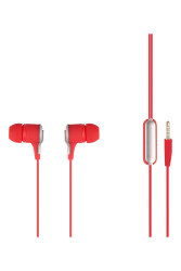 MF Product Acoustic 0094 Mikrofonlu Kablolu Kulakiçi Kulaklık Kırmızı - 1