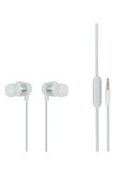 MF Product Acoustic 0096 Mikrofonlu Kablolu Kulakiçi Kulaklık Beyaz - 1