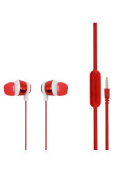 MF Product Acoustic 0096 Mikrofonlu Kablolu Kulakiçi Kulaklık Kırmızı - 1