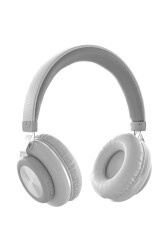 MF Product Acoustic 0125 Mikrofonlu Kulak Üstü Kablosuz Bluetooth Kulaklık Beyaz - 1