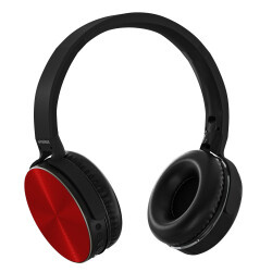 MF Product Acoustic 0128 Mikrofonlu Kulaküstü Kablosuz Bluetooth Kulaklık Kırmızı - 1
