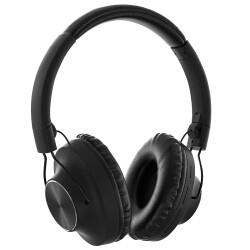 MF Product Acoustic 0129 Mikrofonlu Kulak Üstü Kablosuz Bluetooth Kulaklık Siyah - 1