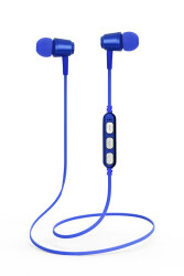 MF Product Acoustic 0130 Mikrofonlu Kulakiçi Kablosuz Bluetooth Kulaklık Mavi - 1