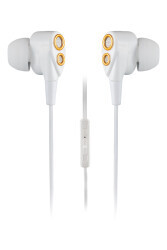 MF Product Acoustic 0152 Mikrofonlu Kablolu Kulak İçi Kulaklık Beyaz-Gold - 1