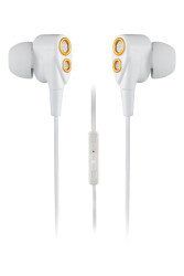 MF Product Acoustic 0152 Mikrofonlu Kablolu Kulak İçi Kulaklık Beyaz-Gold - 1