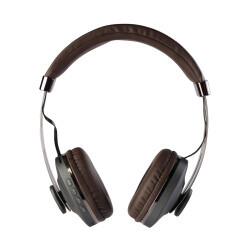 MF Product Acoustic 0233 Kablosuz Kulak Üstü Bluetooth Kulaklık Kahverengi - 1