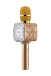 MF Product Acoustic 0254 Karaoke Mikrofon Gold - 1