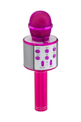 MF Product Acoustic 0255 Karaoke Mikrofon Pembe - 1