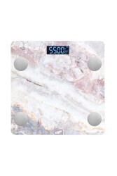 MF Product Allure 0532 Vücut Analizli Akıllı Tartı - Marble Venüs - 1