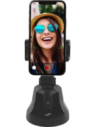 MF Product Fit N Joy 0547 360 Derece Yüz Takip Telefon Tutucu Smart Gimbal Siyah - MF Product