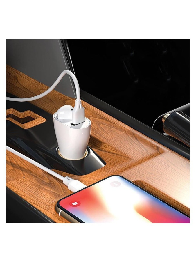 MF Product Jettpower 0180 Araç Şarjı & Mono BT Kulaklık Beyaz - 6