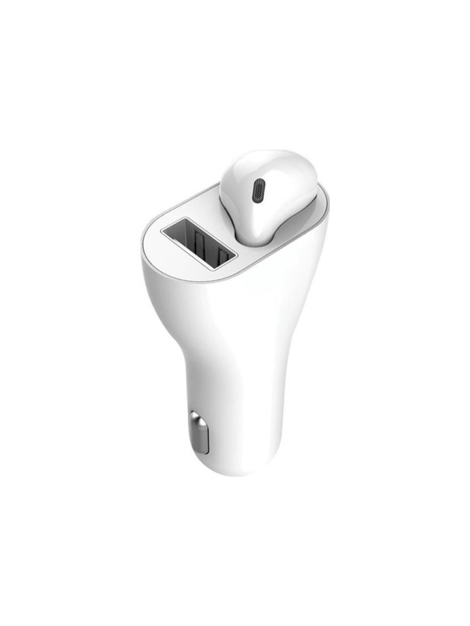 MF Product Jettpower 0180 Araç Şarjı & Mono BT Kulaklık Beyaz - 1