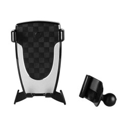 MF Product Jettpower 0203 Araç İçi Telefon Tutucu Izgara Klipsli & Askılı Siyah - 1