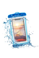 MF Product Jettpower 0244 Su Geçirmez Telefon Kılıfı Mavi - MF Product