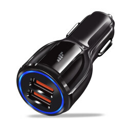 MF Product Jettpower 0529 Araç Şarjı QC 3.0 Çift Usb 5V 3.1A Siyah - 1