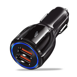 MF Product Jettpower 0529 Araç Şarjı QC 3.0 Çift Usb 5V 3.1A Siyah - 1