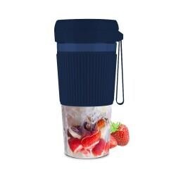 MF Product MF0800 Taşınabilir Profesyonel Şarjlı 1200mAh 30W 280 ml Kişisel Mutfak El Blender Mavi - 1