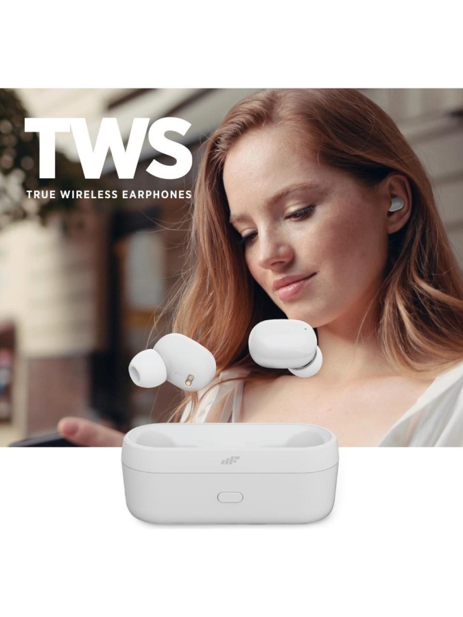 MF Product MFB205 Kulak İçi Kablosuz Dokunmatik BT 5.3 Android İOS Uyumlu TWS Kulaklık Beyaz - 2