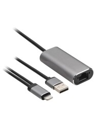 MF Product Shift 0494 Lightning to Ethernet Dönüştürücü Gri - MF Product