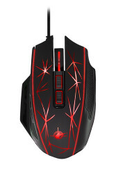 MF Product Strike 0267 Işıklı Ağırlık Ayarlı Kablolu Gaming Mouse Siyah - 1