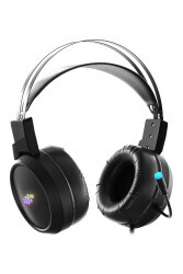 MF Product Strike 0516 Kablolu Kulak Üstü Oyuncu Kulaklığı 7.1 USB Siyah - 1