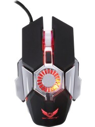 MF Product Strike 0593 Rgb Kablolu Fanlı Gaming Mouse Siyah - MF Product