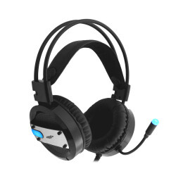 MF Product Strike 0607 RGB Kablolu Kulaküstü Oyuncu Kulaklığı 7.1 USB Siyah - 1