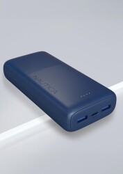 Nautica 3'ü 1 Arada Avantajlı Paket 20.000 mAh Powerbank + PD Araç Şarjı + 2.1M Type-C Şarj Kablosu - 2