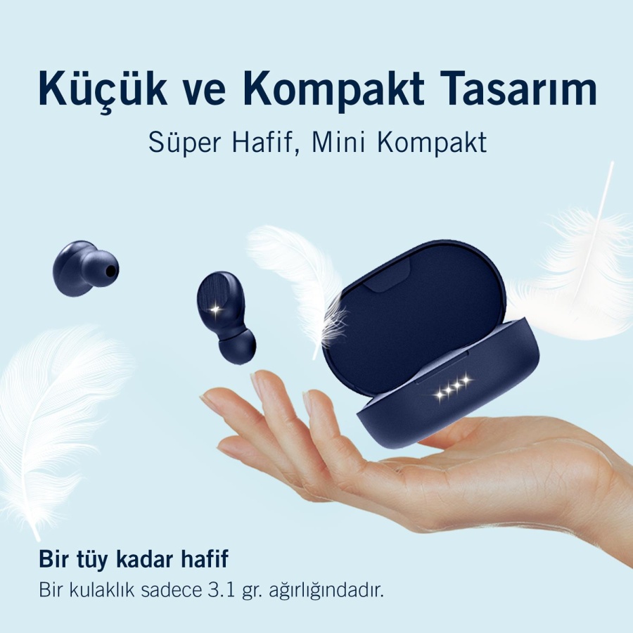 Nautica Buds T120 TWS Stereo Kablosuz Kulak İçi Kulaklık Navy - 2