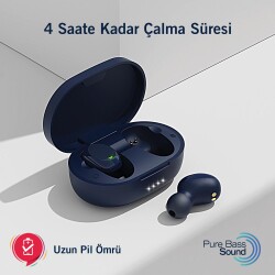 Nautica Buds T120 TWS Stereo Kablosuz Kulak İçi Kulaklık Navy - 3