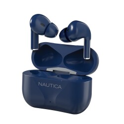 Nautica Buds T220 Wireless Stereo Earbuds With Charging Case Navy - Nautica
