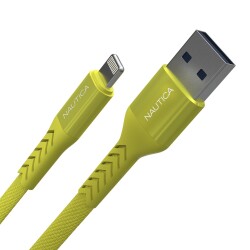 Nautica C40 Lightning to USB-A Cable (4ft) Yellow - Nautica