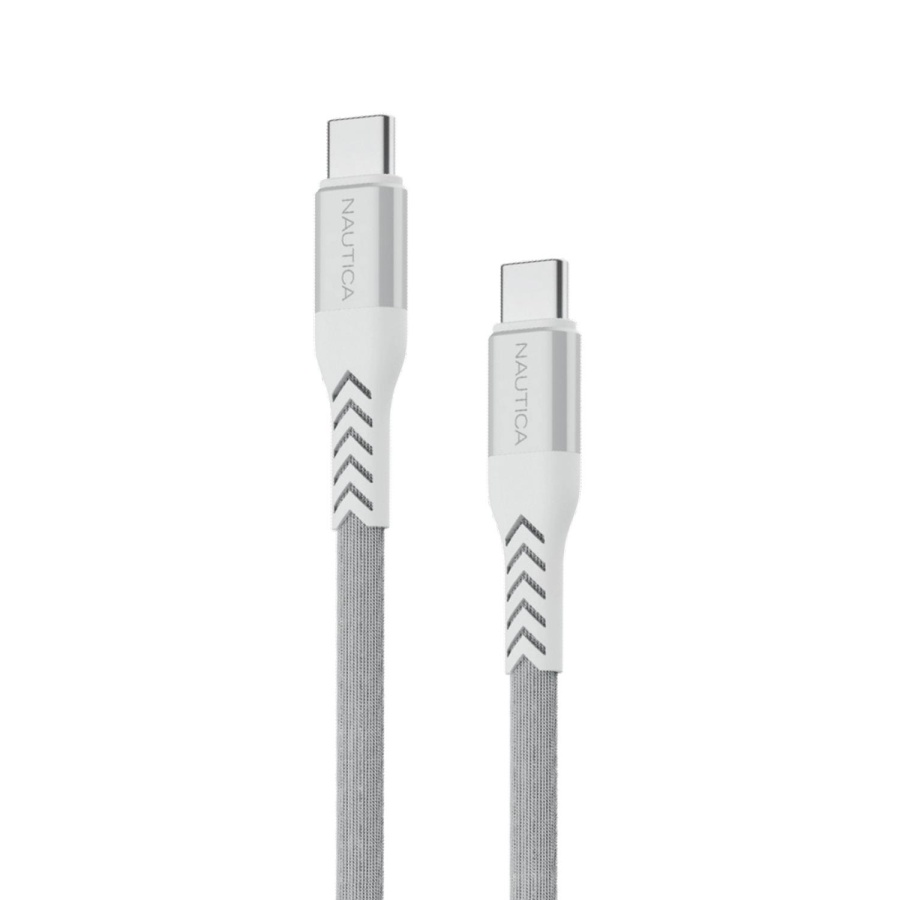 Nautica C400 Type-C to Type-C 65W Hızlı Şarj ve Data Kablosu 1.2 Metre Beyaz - 1