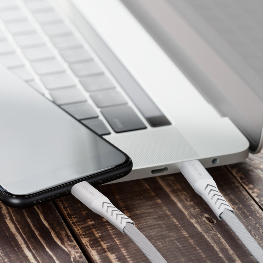 Nautica C400 Type-C to Type-C 65W Hızlı Şarj ve Data Kablosu 1.2 Metre Beyaz - 3