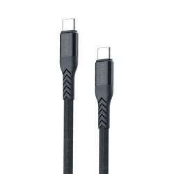 Nautica C400 Type-C to Type-C 65W Hızlı Şarj ve Data Kablosu 1.2 Metre Gri - Nautica