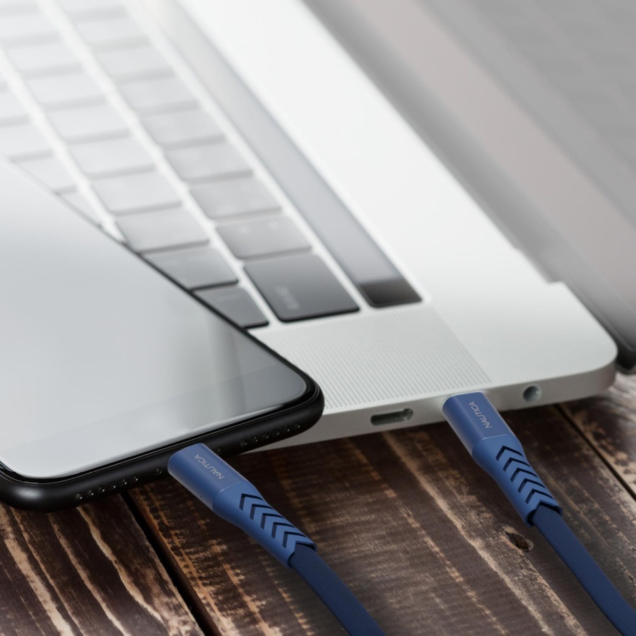 Nautica C400 Type-C to Type-C 65W Hızlı Şarj ve Data Kablosu 1.2 Metre Navy - 3