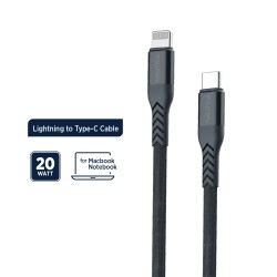 Nautica C420 Type-C to Lightning 20W Hızlı Şarj ve Data Kablosu 1.2 Metre Gri - 2