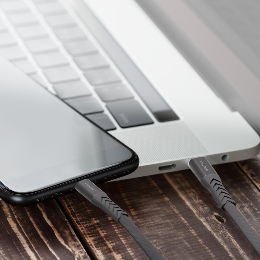 Nautica C420 Type-C to Lightning 20W Hızlı Şarj ve Data Kablosu 1.2 Metre Gri - 3