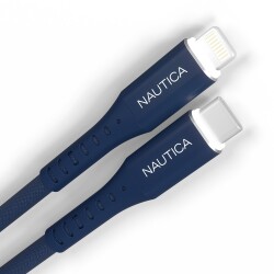 Nautica C55 Lightning to USB-C Cable With Led Navy - Nautica