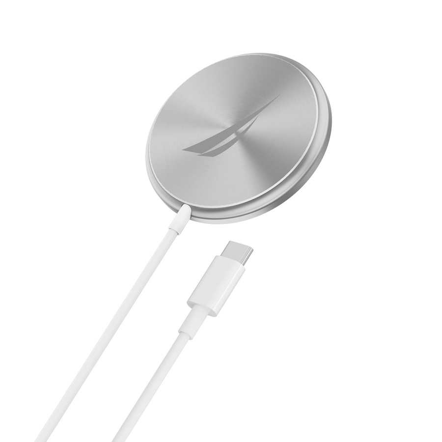 Nautica CH200 Magsafe Wireless Kablosuz 15W Hızlı Şarj Cihazı Beyaz - 1