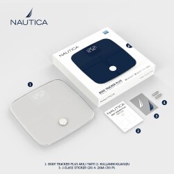 Nautica Classic Collection Body Tracker Plus Akıllı Tartı Beyaz - 6