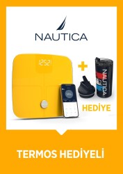 Nautica Vücut Analizli Smart Akıllı BT Tartı Baskül + Nautica 500 ml Termos Hediyeli - Nautica