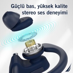 Nautica H110 Bluetooth Sporcu Kulaklığı Kırmızı - 2